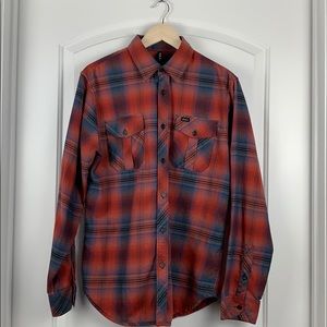 RVCA Men’s Plaid Button Down Shirt
